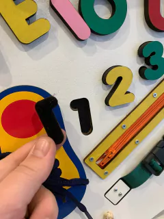 Painel sensorial ursinho