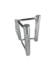 Puxador Triangulo Cromado Pegada Recartilhada - comprar online