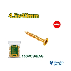 TORNILLO FIX PUNTA AGUJA 4.5x40 150pcs - JADEVER