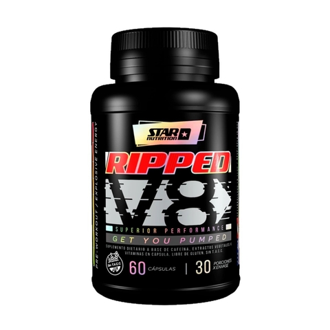 RIPPED V8 X60 CAPS. - STAR NUTRITION