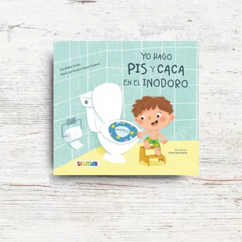 Yo hago pis y caca en el inodoro