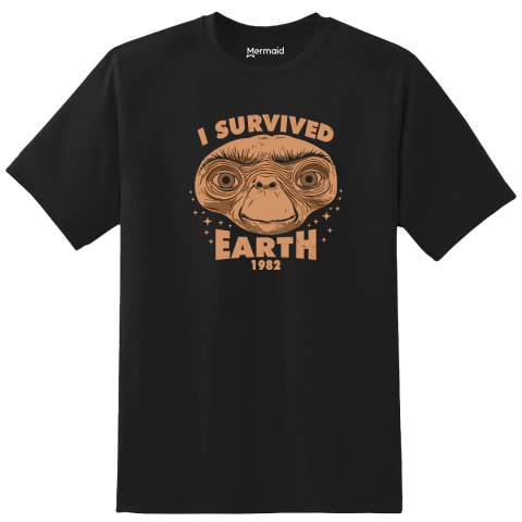 Remera unisex survived earth et - comprar online