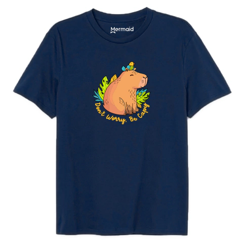 Remera unisex Don´t worry be capy - comprar online