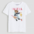 Remera unisex Sakura volando en internet