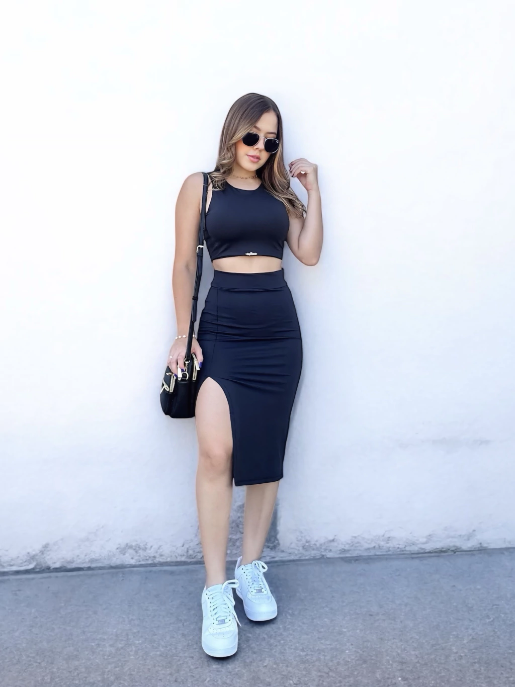 Conjunto Mellody preto