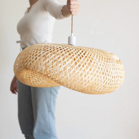 Colgante Jules Large Bambú 80cm - comprar online