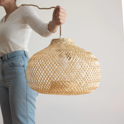 Colgante Mia Small Bambú ø40cm - comprar online