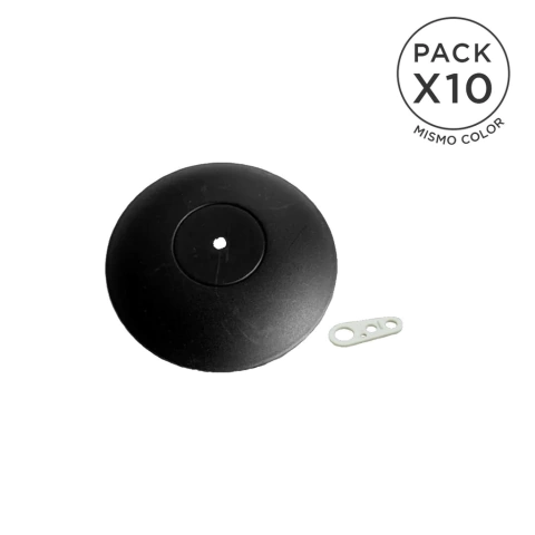 PACK X 10 /// FLORON PLASTICO PVC A PRESION + ATRAPACABLE