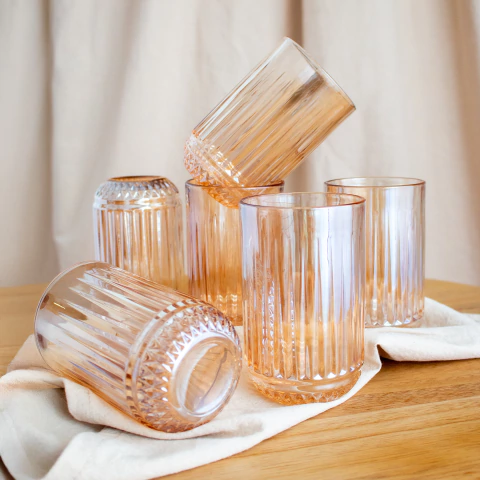 Vaso Alto Lucena Ámbar - comprar online