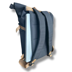 Mochila REPUNTE negra/beige - El Sauce Materas