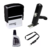 Kit 2 carimbos automáticos + tinta + cordão. Carimbo de mesa e de bolso - CARIMBARIA BRASIL