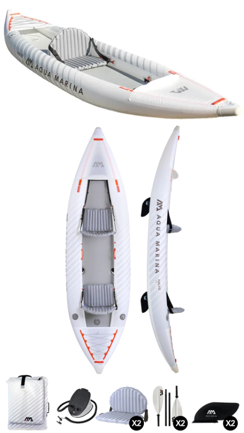 Halve 398 – Kayak Ultraliviano Premium TPU | 1/2 Personas - comprar online