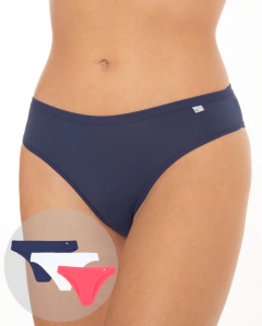 Kit 3 Calcinhas Biquíni em Microfibra - Delcotton