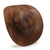 Chapéu em Couro Americano Tabaco REF. 3589 - comprar online