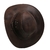 Chapéu em Couro Americano Coffee REF. 3589 - comprar online