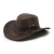 Chapéu em Couro Americano Coffee REF. 3589