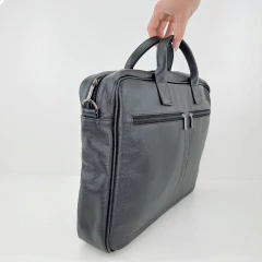 PASTA SLIM EM COURO PRETA REF:1275 - comprar online