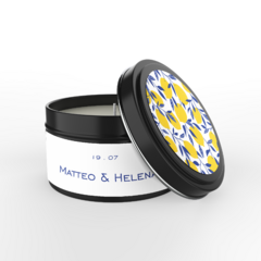 Vela Lata 90g - Personalizada na internet