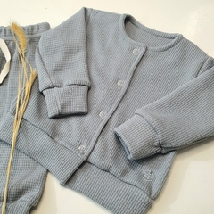 Conjunto waffle Gris - tienda online