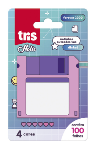 Bloco Adesivo Disket - Tris