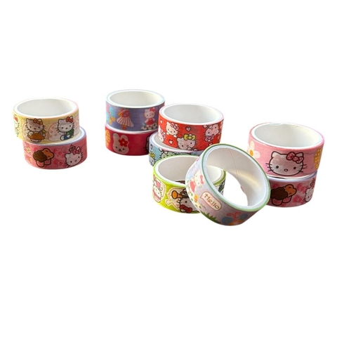 Washi Tape Kawaii Hello Kitty Modelos Variados- Envio Sortido