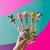 Caneta Gel Sanrio com Led Tinta Preta