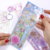 Cartela de Adesivos DIY Espelho e Broche Sortido