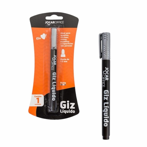 Giz Líquido Blister - Jocar Office para Quadros, Vitrines e Vidros