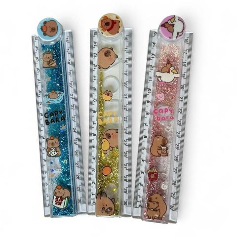 Régua Dobrável 15 cm e 30 cm - Capivara