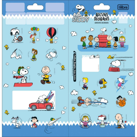 Adesivo Decorado Duplo Snoopy – Tilibra