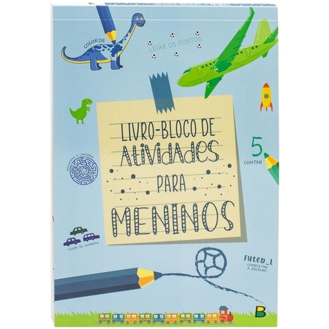 Livro Bloco de Atividades para Meninos