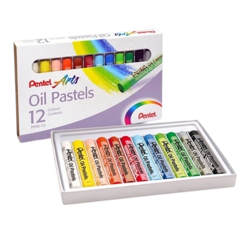 Giz pastel Oleoso 12cores - Pentel