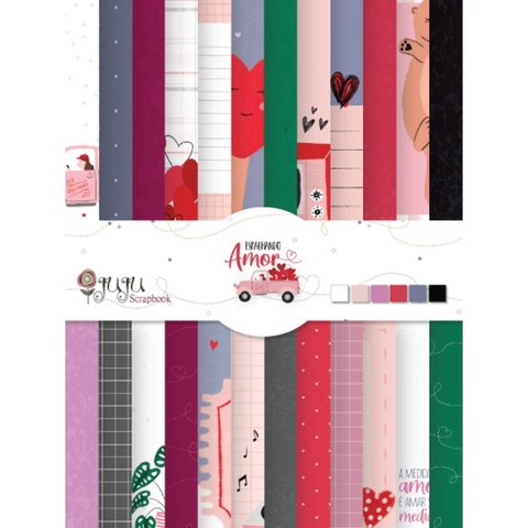 Bloco de Cards - Colecao Espalhando Amor - JuJu Scrapbook