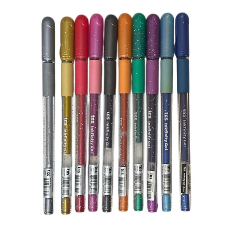 Caneta Gel Inkfinity Glitter 1.0mm Tris