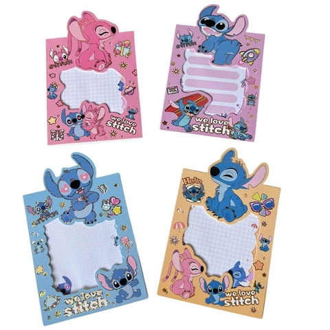 Mini Bloco de Notas Adesivas com 15 folhas - Stitch
