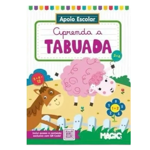 Livro de Apoio Escolar Aprenda a Tabuada
