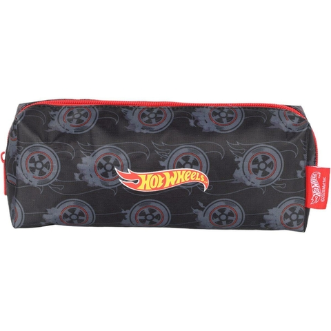Estojo Simples Hot Wheels de Tecido Preto - Luxcel
