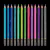 Lápis de Cor Vibes - Tons Aurora Boreal - 12 Cores + 1 Lápis 6b - Tris - comprar online