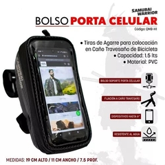 BOLSO PORTA CELULAR SAMURAI WARRIOR MANUBRIO BICI - comprar online