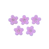 flor de biscuit rosa bebê 12mm 5und - 3382