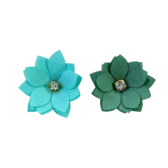 flor de tecido dália 35mm 2und - 4752 - loja online