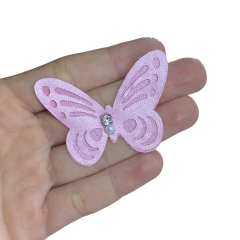 aplique borboleta com brilho vazada 55mm 1und - 4985 - ZIGG ZAGG EXPRESS