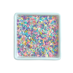 lantejoula mini lacinhos coloridos 3mm 10g - 7096