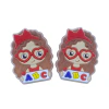 aplique emborrachado menina abc 40mm 2und - 7777