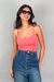 Cropped Alcinha Alice Coral