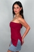 Tube Top Laura Vermelho Cereja na internet