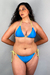 Calcinha Biquíni Amarração Glow Azul Céu & Verde Pistache - Mari Gelinski Store - MGS