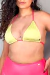 Top Biquíni Cortininha Glow Verde Pistache & Rosa - loja online