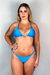 Top Biquíni Cortininha Glow Azul Céu - loja online