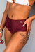 Calcinha Biquíni HotPant Glow Bordô - comprar online